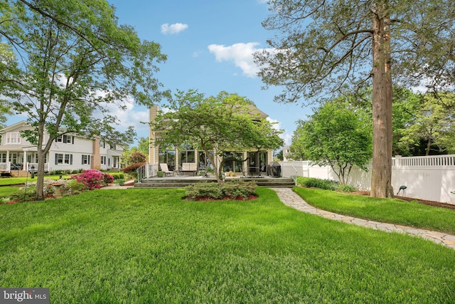 view of yard