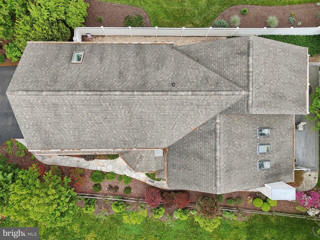 view of subject property