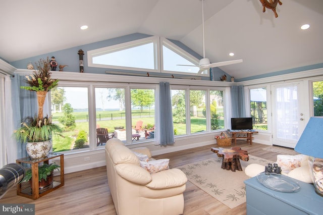 sunroom / solarium featuring plenty of natural light