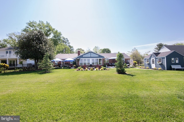 view of yard