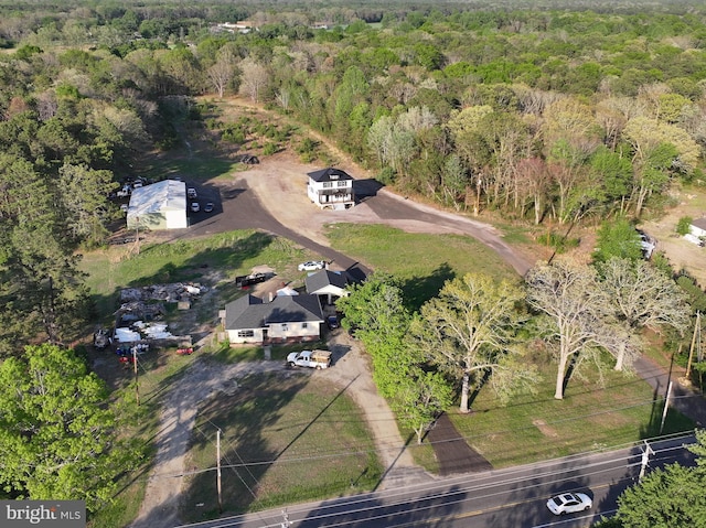 711 Tuckahoe Rd, Vineland, NJ 08360 - birds eye view of property with a forest view