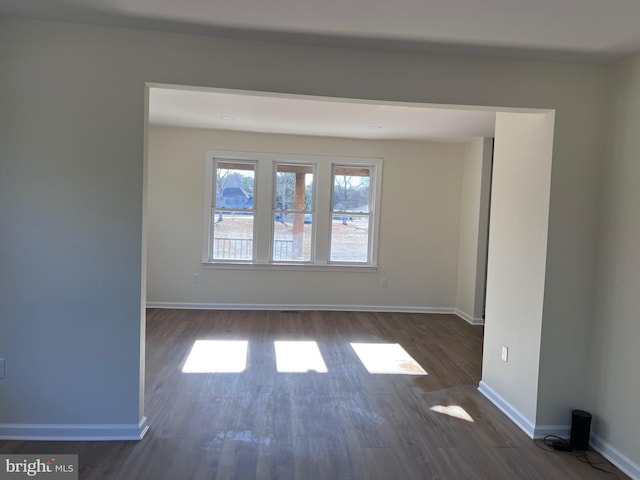 711 Tuckahoe Rd, Vineland, NJ 08360 - spare room with baseboards and wood finished floors