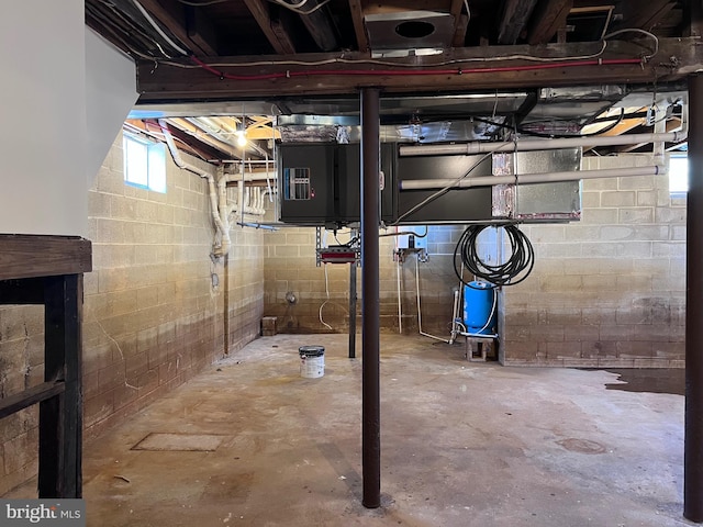 711 Tuckahoe Rd, Vineland, NJ 08360 - below grade area featuring concrete block wall
