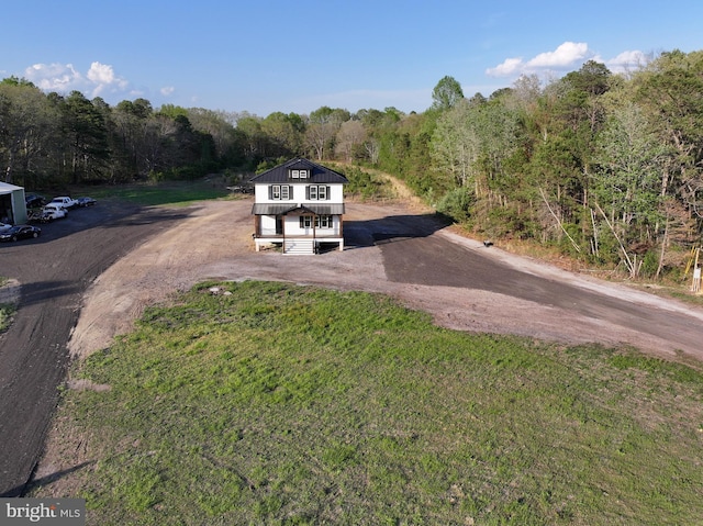 711 Tuckahoe Rd, Vineland, NJ 08360 - aerial view featuring a wooded view