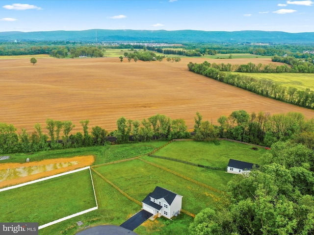 aerial view of sparsely populated area featuring mountains