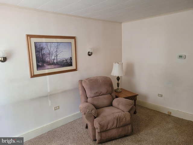 625 5th St, Lancaster, PA 17603 - living area with carpet flooring and baseboards