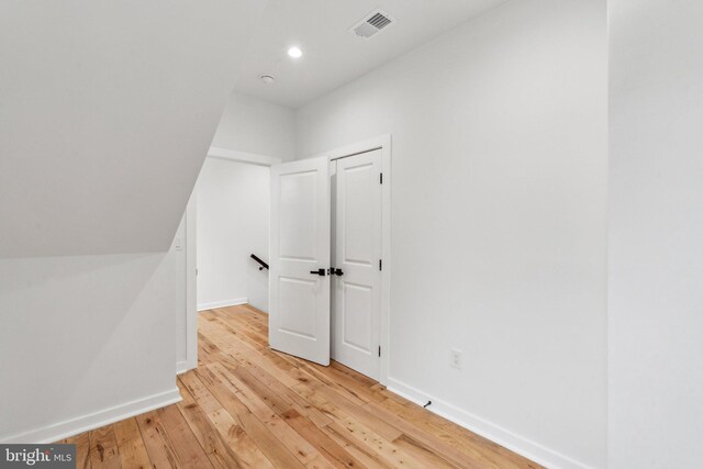 660 Columbia Rd NW, Washington, DC 20001 - bonus room featuring light wood-style floors, baseboards, and recessed lighting