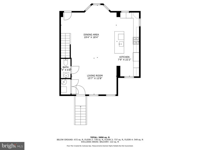 660 Columbia Rd NW, Washington, DC 20001 - room layout