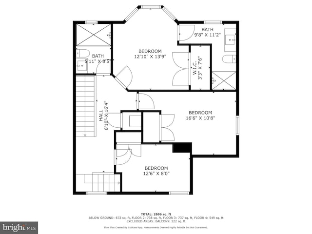 660 Columbia Rd NW, Washington, DC 20001 - property floor plan