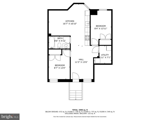 660 Columbia Rd NW, Washington, DC 20001 - room layout