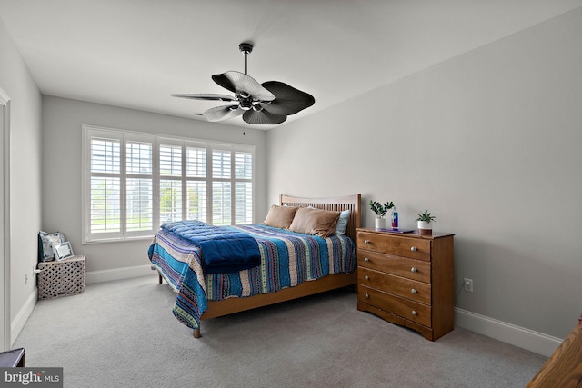 107 Centrenest Ln, Wilmington, DE 19807 - bedroom with ceiling fan, carpet, and baseboards