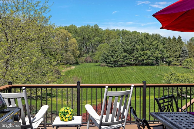 107 Centrenest Ln, Wilmington, DE 19807 - wooden terrace with a lawn