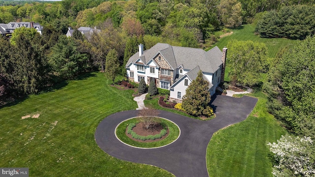 107 Centrenest Ln, Wilmington, DE 19807 - drone / aerial view with a wooded view