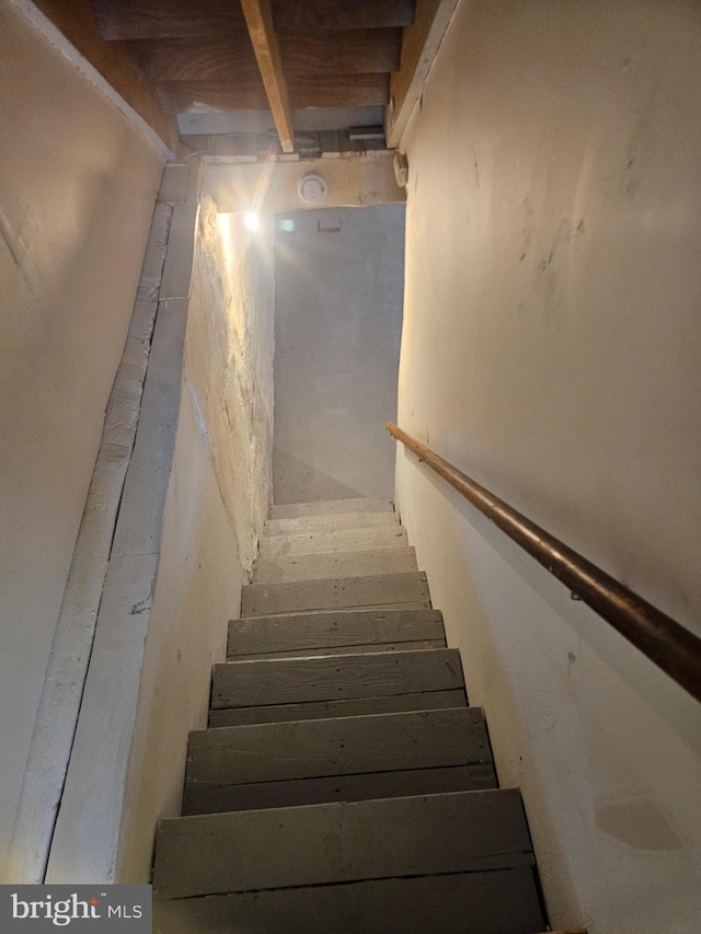 view of staircase