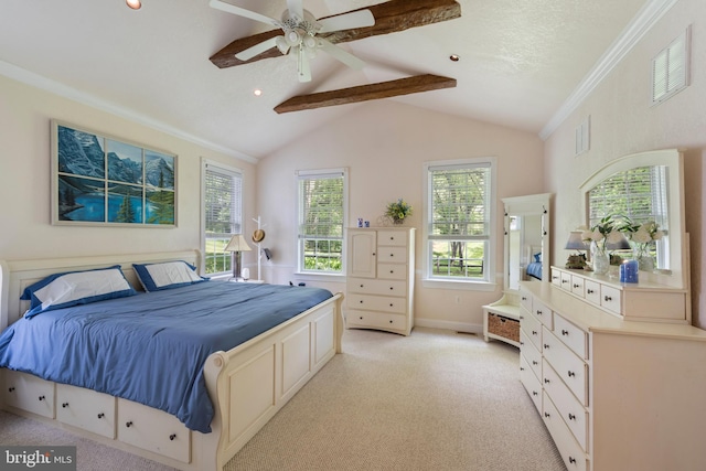 832 Muller Rd, Westminster, MD 21157 - bedroom featuring light colored carpet, crown molding, and a ceiling fan