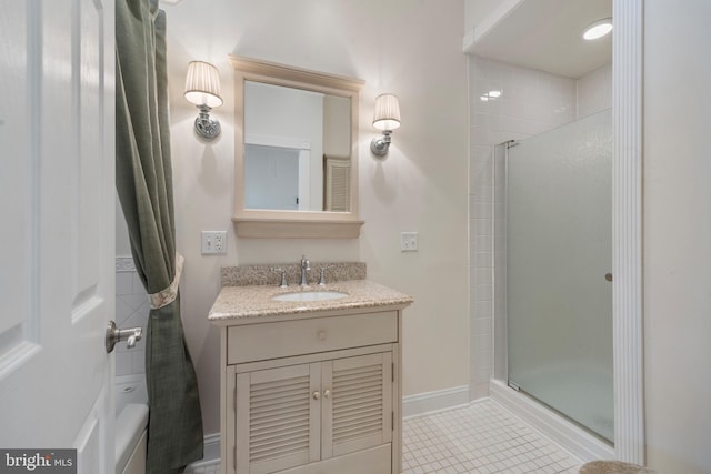 832 Muller Rd, Westminster, MD 21157 - full bathroom with a stall shower and vanity