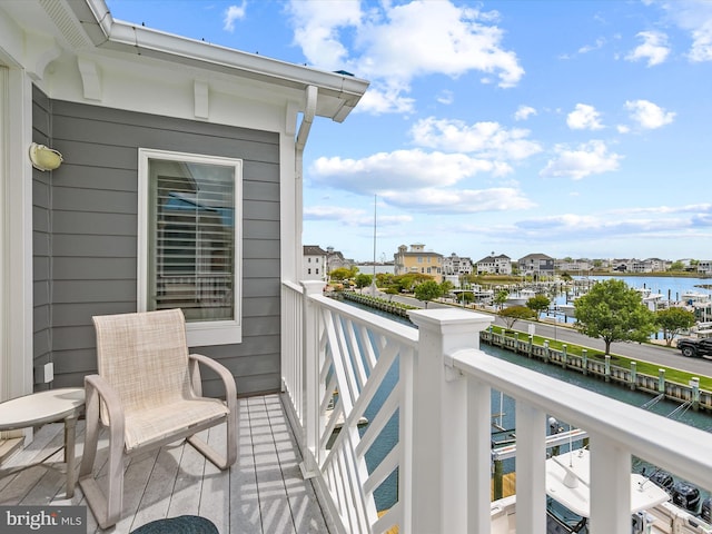 13000 Marina View Ln Unit 25, Ocean City, MD 21842 - balcony with a water view and a residential view