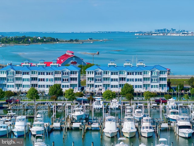 13000 Marina View Ln Unit 25, Ocean City, MD 21842 - water view with boat lift and a dock