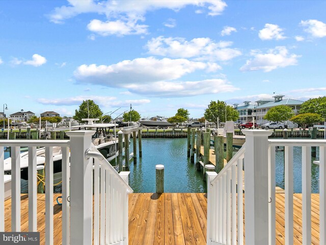 13000 Marina View Ln Unit 25, Ocean City, MD 21842 - dock area featuring a water view and boat lift