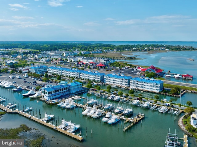 13000 Marina View Ln Unit 25, Ocean City, MD 21842 - bird's eye view of numerous boat docks and a nearby body of water