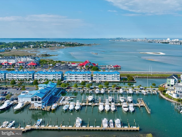 13000 Marina View Ln Unit 25, Ocean City, MD 21842 - bird's eye view of a large body of water and a marina