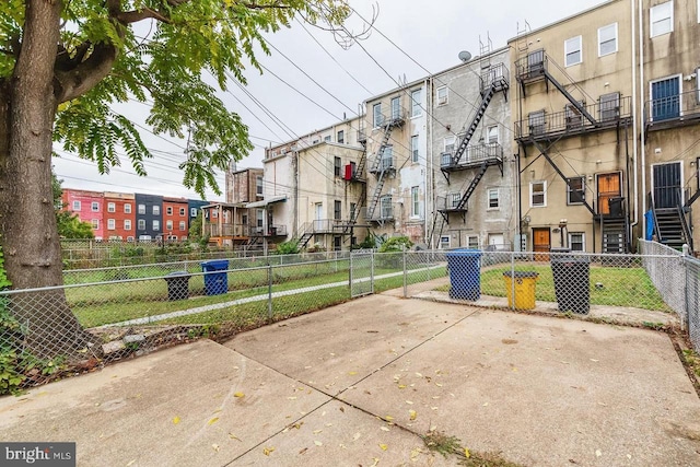 surrounding community featuring fence