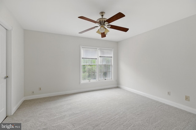 12473 Turtle Dove Pl, Waldorf, MD 20602 - empty room with a ceiling fan, carpet floors, and baseboards