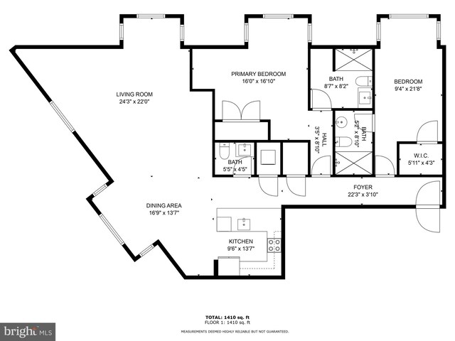 1001 Rhode Island Ave NE Unit 101, Washington, DC 20018 - home floor plan