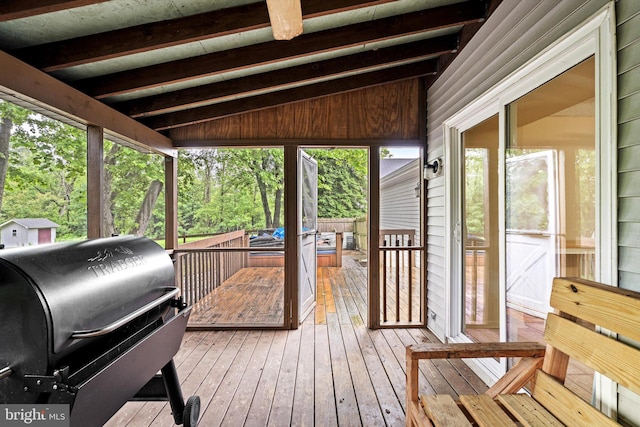 2 Bunting Bridge Rd, Cookstown, NJ 08511 - deck featuring a grill