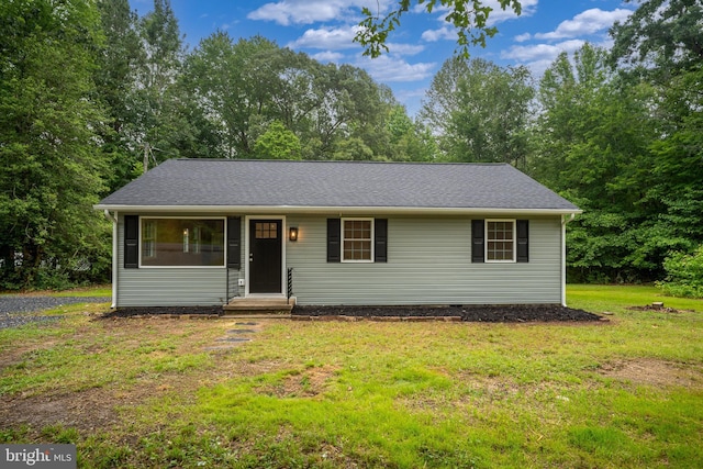 23167 File Rd, Bowling Green, VA 22427 - view of front of property with a front yard