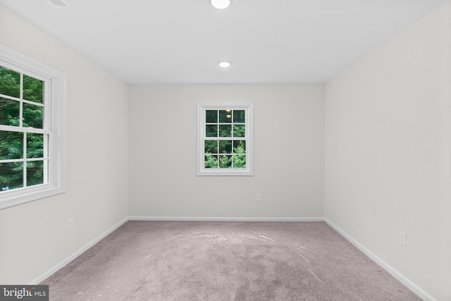 23167 File Rd, Bowling Green, VA 22427 - empty room featuring carpet and recessed lighting