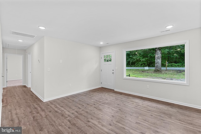 23167 File Rd, Bowling Green, VA 22427 - foyer featuring wood finished floors and recessed lighting