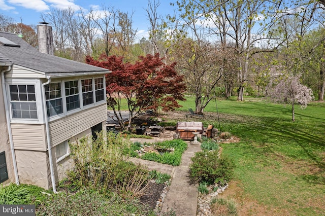view of yard