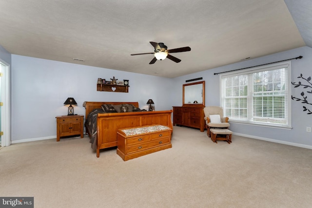 3 Oleander Dr, Stafford, VA 22554 - bedroom featuring baseboards, a ceiling fan, and light colored carpet