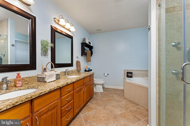 3 Oleander Dr, Stafford, VA 22554 - full bathroom with a sink, double vanity, and a stall shower