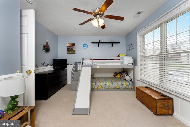3 Oleander Dr, Stafford, VA 22554 - carpeted bedroom featuring visible vents and ceiling fan