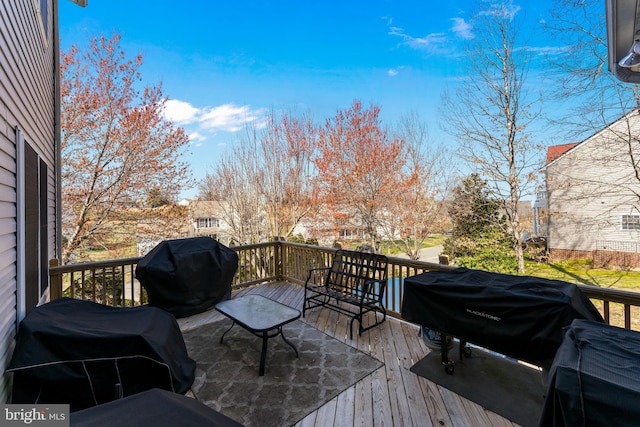3 Oleander Dr, Stafford, VA 22554 - wooden terrace with area for grilling