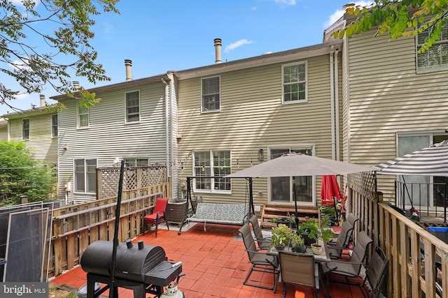 1949 Catoctin Ter, Silver Spring, MD 20906 - rear view of house with a patio and fence
