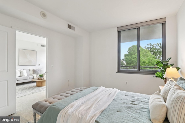 2001 15th St N Unit 207, Arlington, VA 22201 - bedroom featuring visible vents and carpet floors
