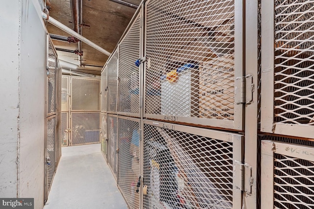 view of storage room
