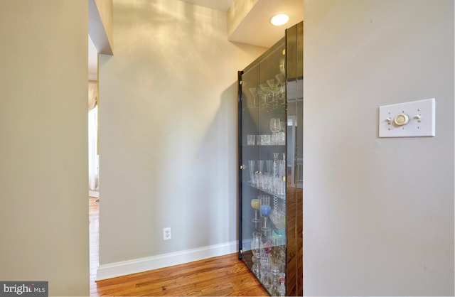 28 Autumnwood Ln, Mount Laurel, NJ 08054 - bathroom with wood finished floors and baseboards