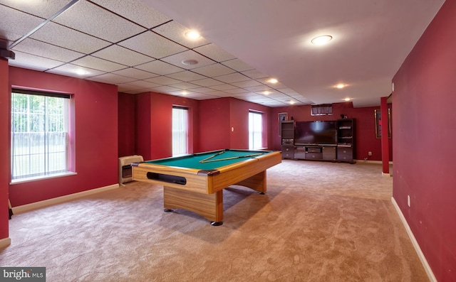 28 Autumnwood Ln, Mount Laurel, NJ 08054 - recreation room with carpet floors, healthy amount of natural light, and baseboards
