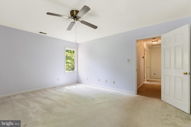 112 Old Forest Cir, Winchester, VA 22602 - unfurnished room featuring light colored carpet, baseboards, and a ceiling fan