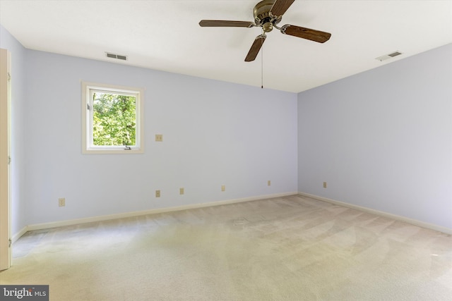 112 Old Forest Cir, Winchester, VA 22602 - unfurnished room featuring light carpet, a ceiling fan, and baseboards