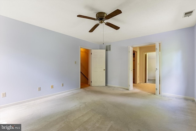 112 Old Forest Cir, Winchester, VA 22602 - unfurnished bedroom featuring carpet, baseboards, and a ceiling fan