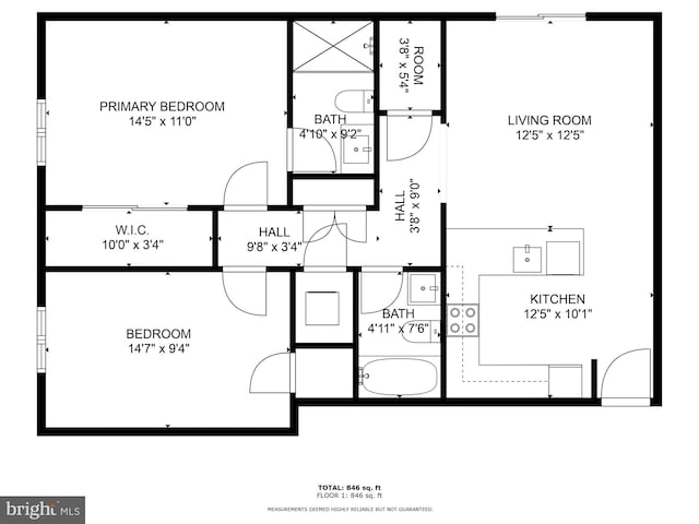 1001 Rhode Island Ave NE Unit 204, Washington, DC 20018 - home floor plan