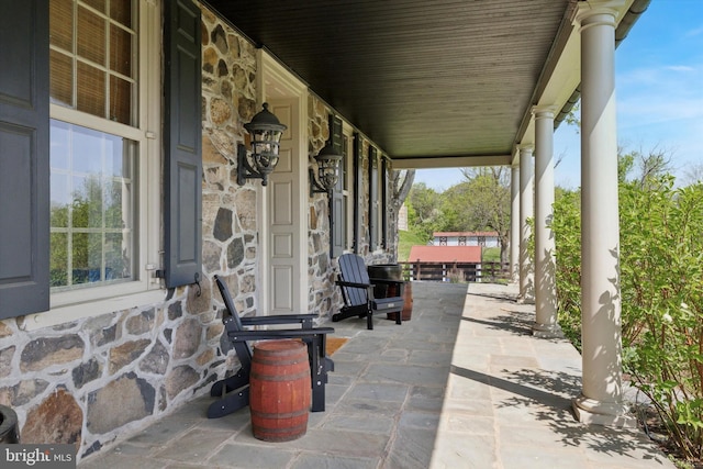 275 S Creek Rd, West Chester, PA 19382 - view of patio featuring a porch