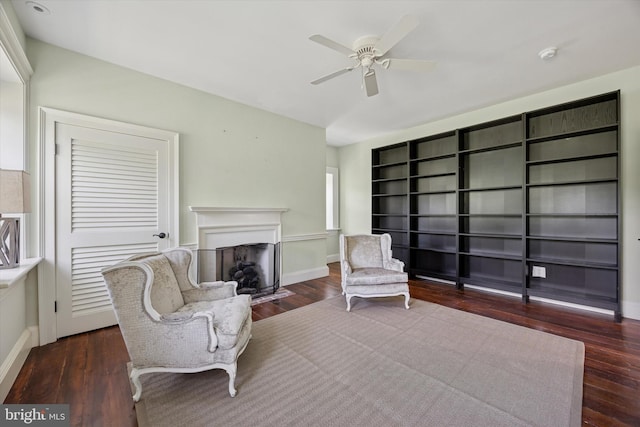 275 S Creek Rd, West Chester, PA 19382 - living area featuring baseboards and wood finished floors