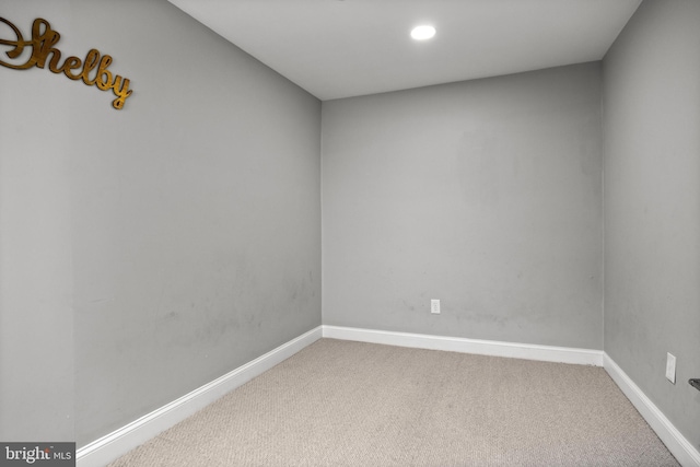 418 Vine St, Camden, NJ 08102 - carpeted empty room featuring baseboards and recessed lighting