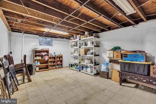 1545 Maple Ave, Haddon Heights, NJ 08035 - view of unfinished basement